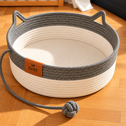 Drift™ Handwoven Territory Basket for Cats