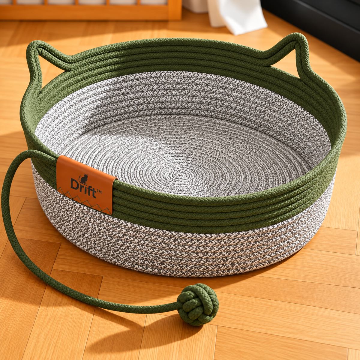 Drift™ Handwoven Territory Basket for Cats