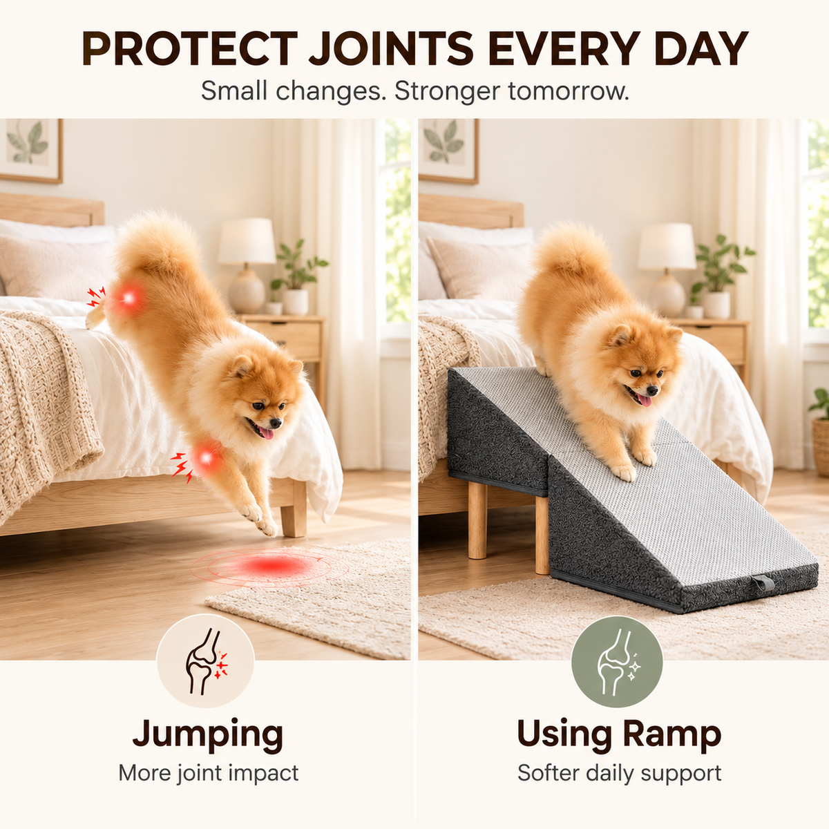 PawRise 2-in-1 Pet Ramp & Stool