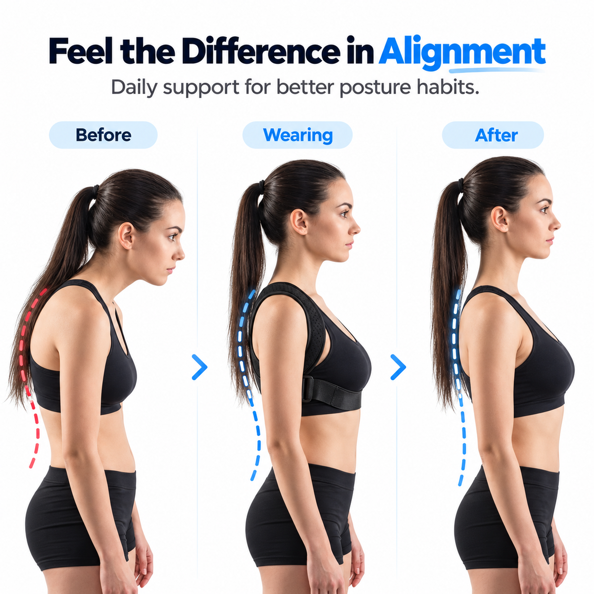 UprightPro Adjustable Posture Corrector