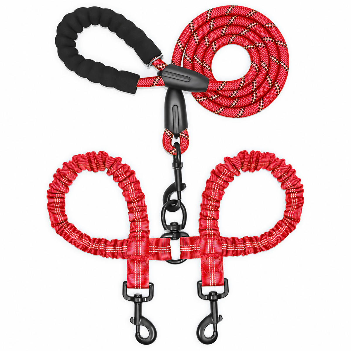 MultiWalk Pro — No-Tangle Double & Triple Dog Leash
