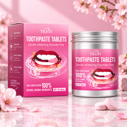 Fluoride-Free Toothpaste Tablets | Whitening + Cavity Prevention