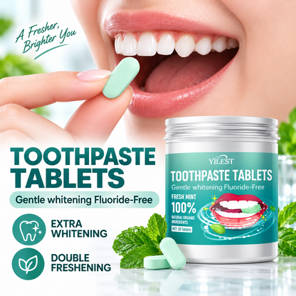 Fluoride-Free Toothpaste Tablets | Whitening + Cavity Prevention