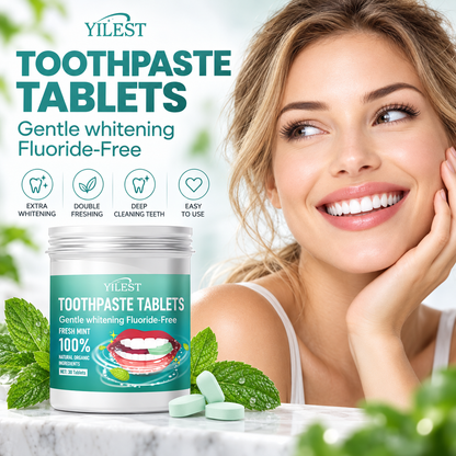 Fluoride-Free Toothpaste Tablets | Whitening + Cavity Prevention