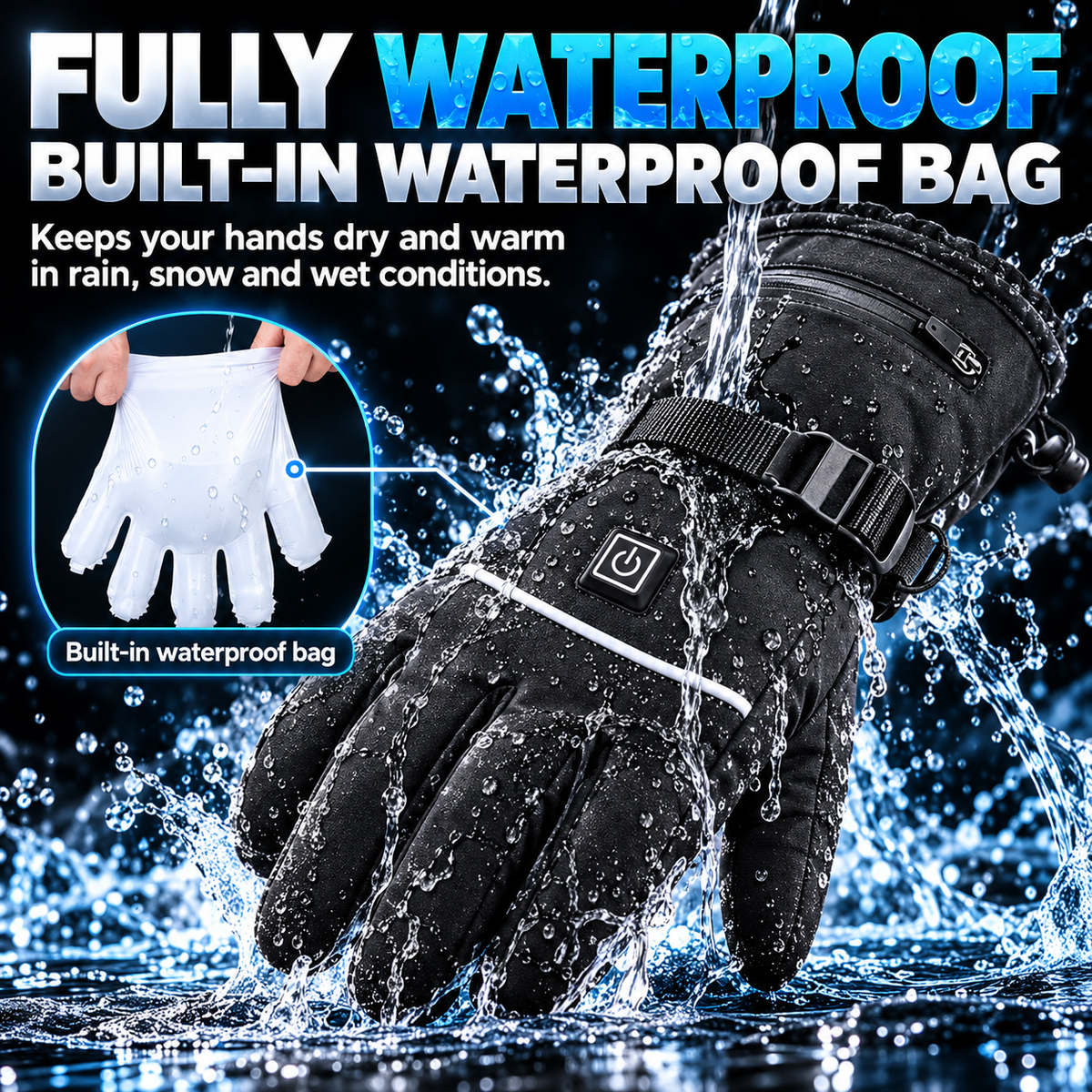 HeatGrip Pro™ — Electric Heated Gloves