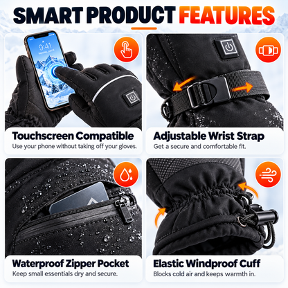 HeatGrip Pro™ — Electric Heated Gloves