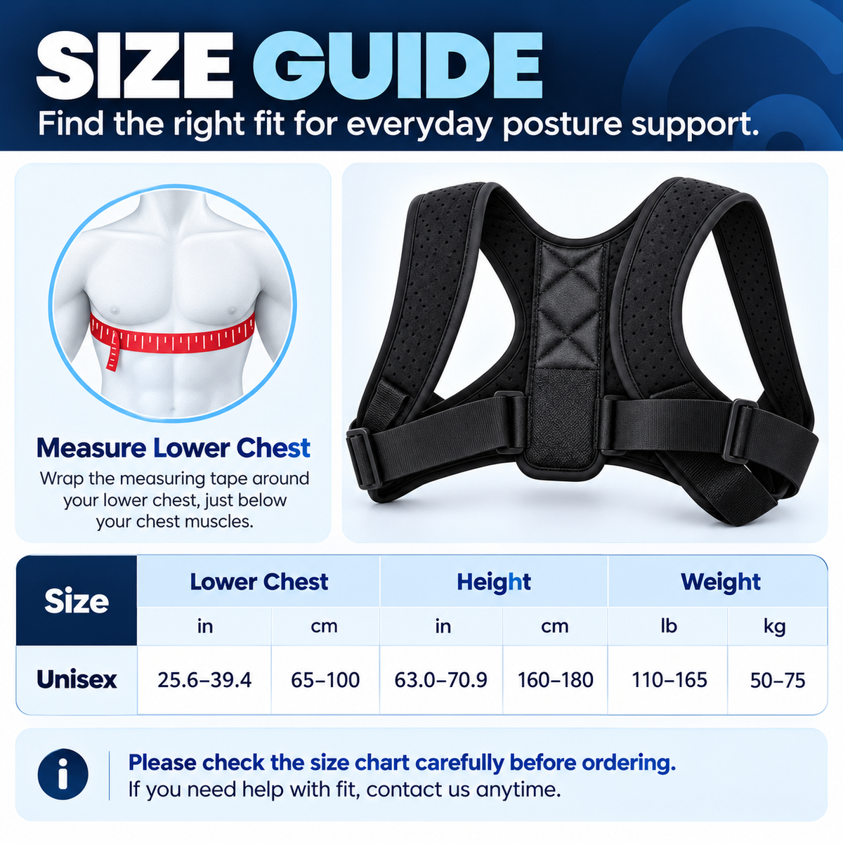 UprightPro Adjustable Posture Corrector