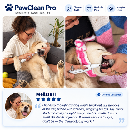 PawClean Pro — Ultrasonic Plaque & Tartar Remover for Dogs & Cats