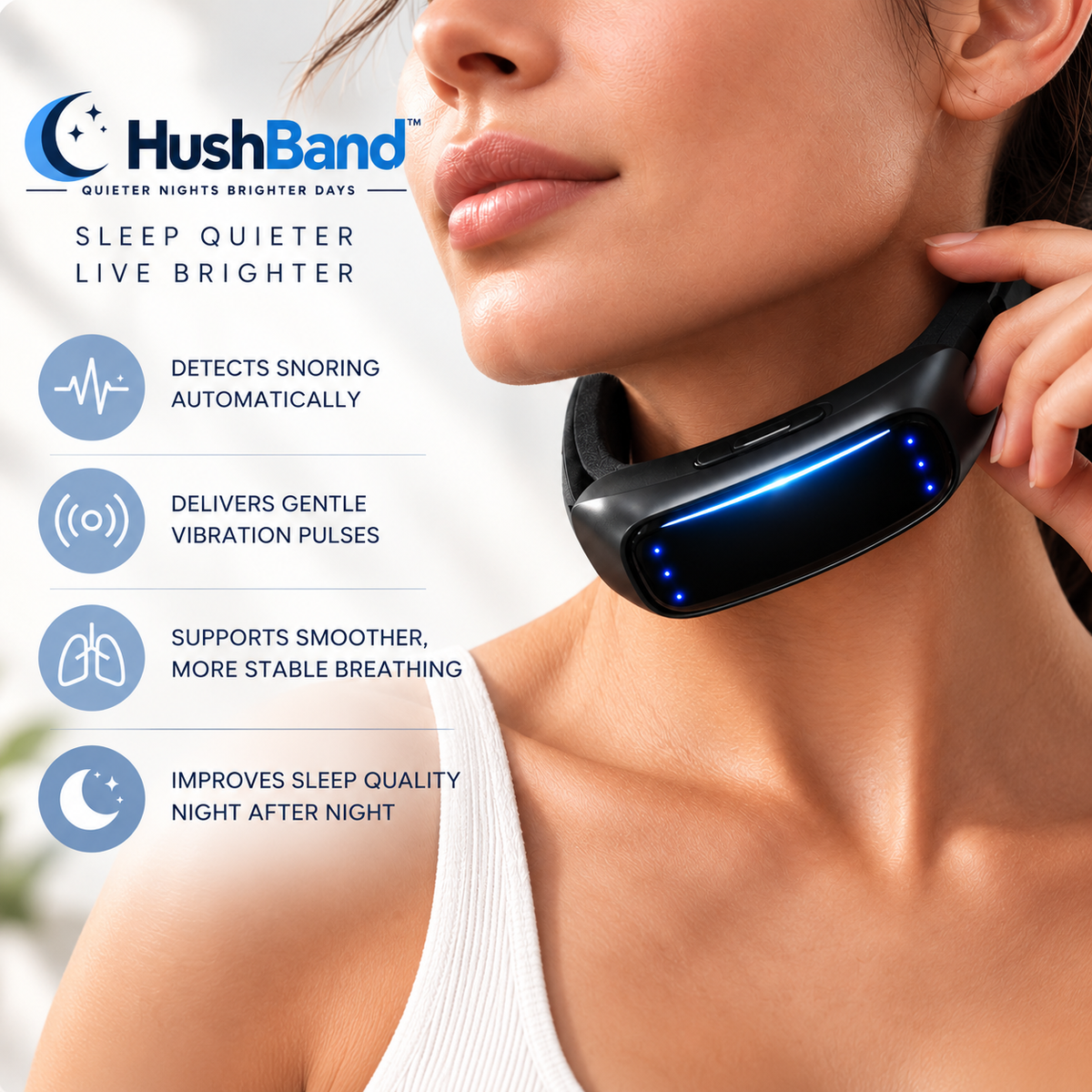 HushBand Smart Anti-Snoring Device