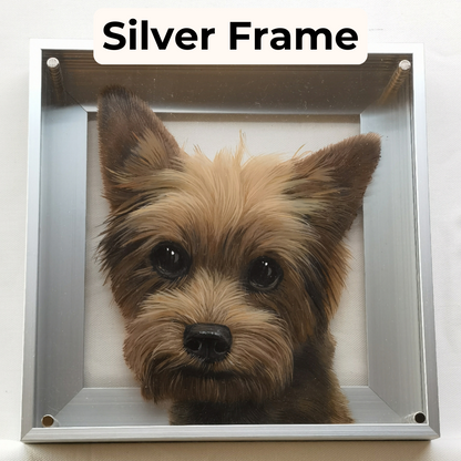 Hand-Painted Lifelike 3D Pet Portrait