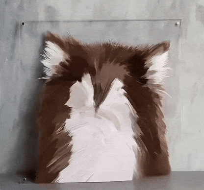 Hand-Painted Lifelike 3D Pet Portrait